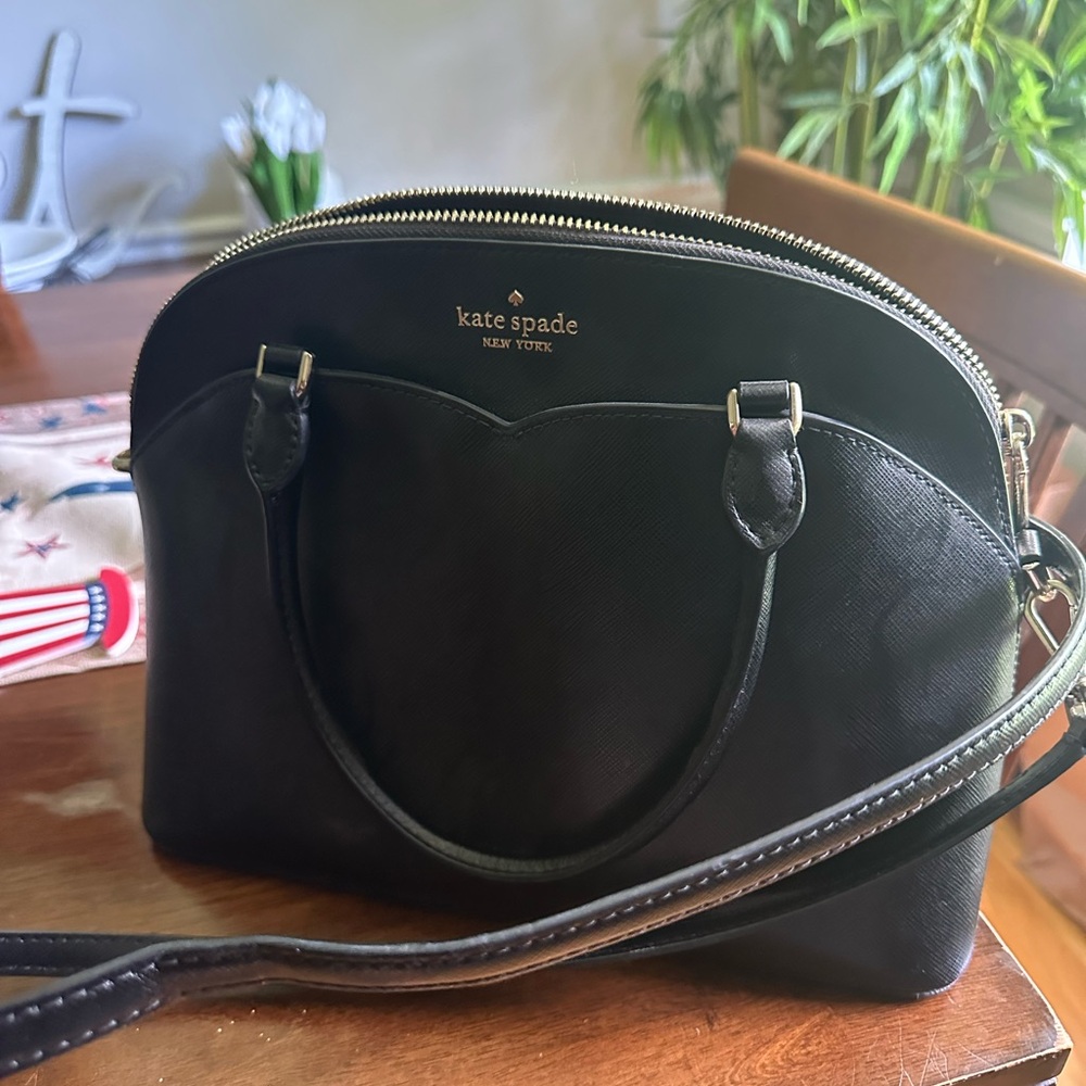 Kate Spade Black Satchel Dome-Shaped Bag